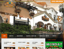 Tablet Screenshot of donchentebarandgrill.com